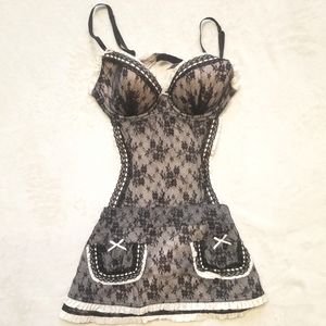 34B Victoria's Secret French Maid Sexy Lingerie